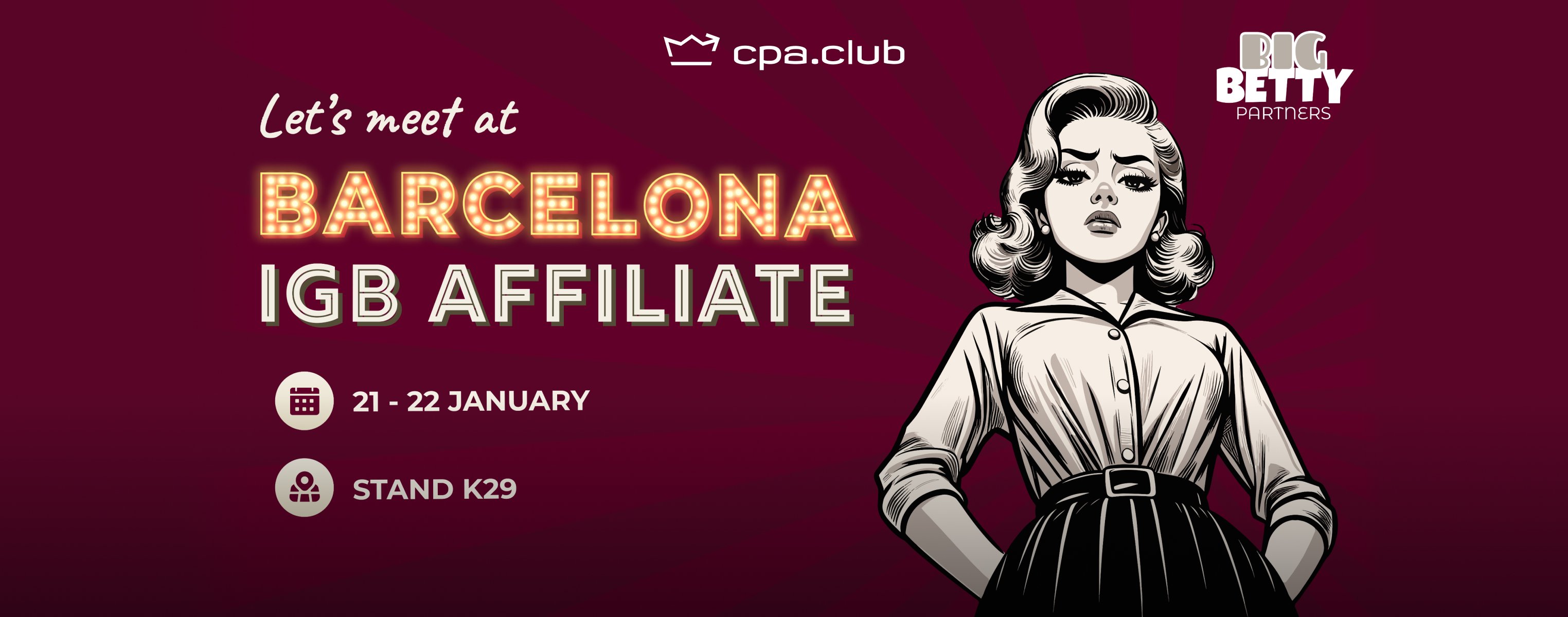 Big Betty Partners: Exclusive Affiliate Offers at iGB Affiliate Barcelona