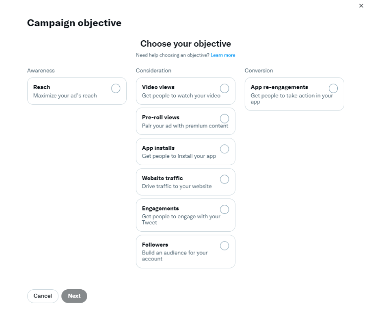 Step-by-Step guide for launching ads through Twitter Ads Manager