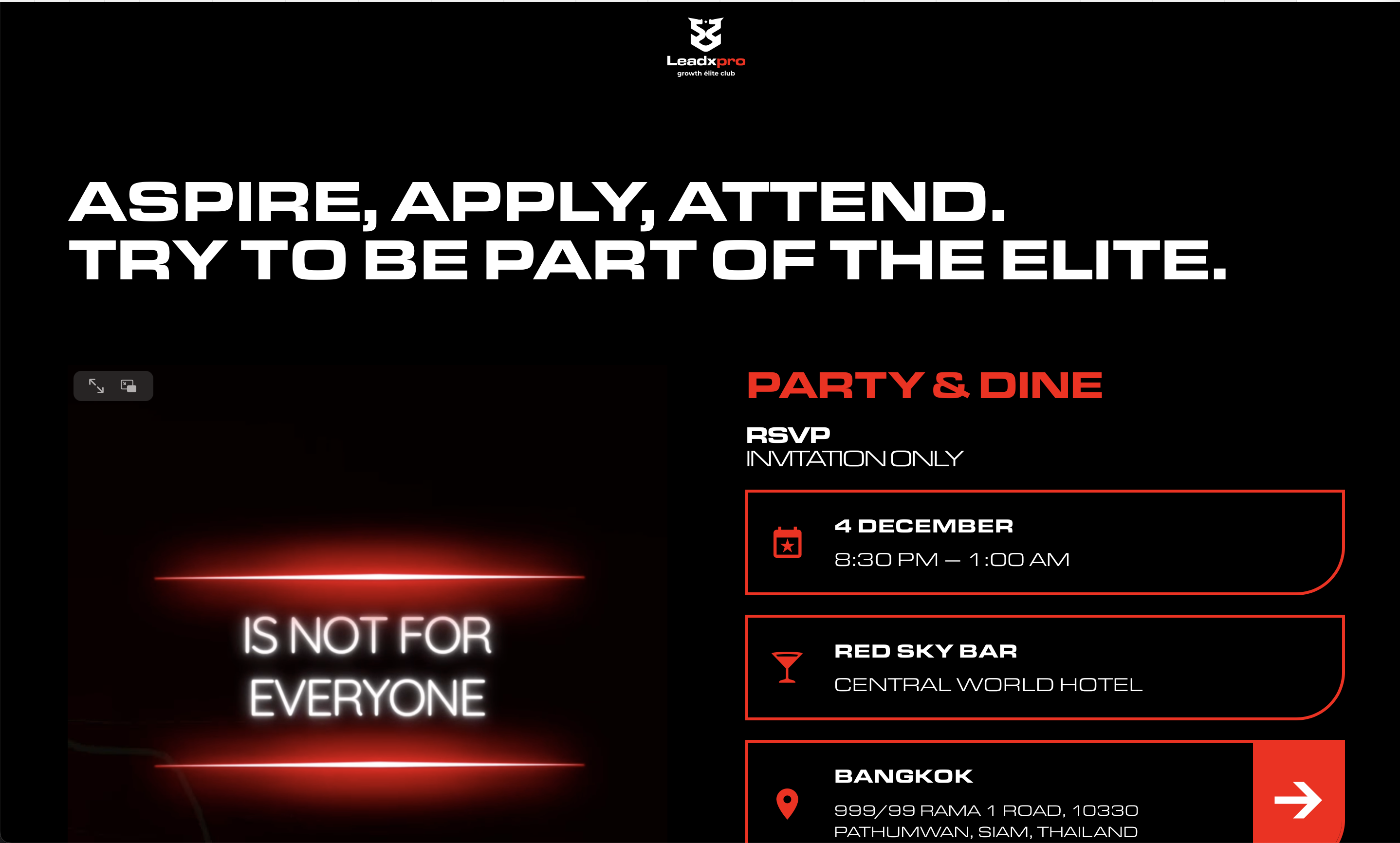 Elite Party & Dine