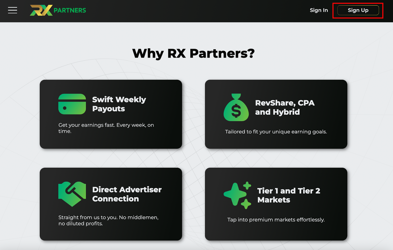 Регистрация RX Partners