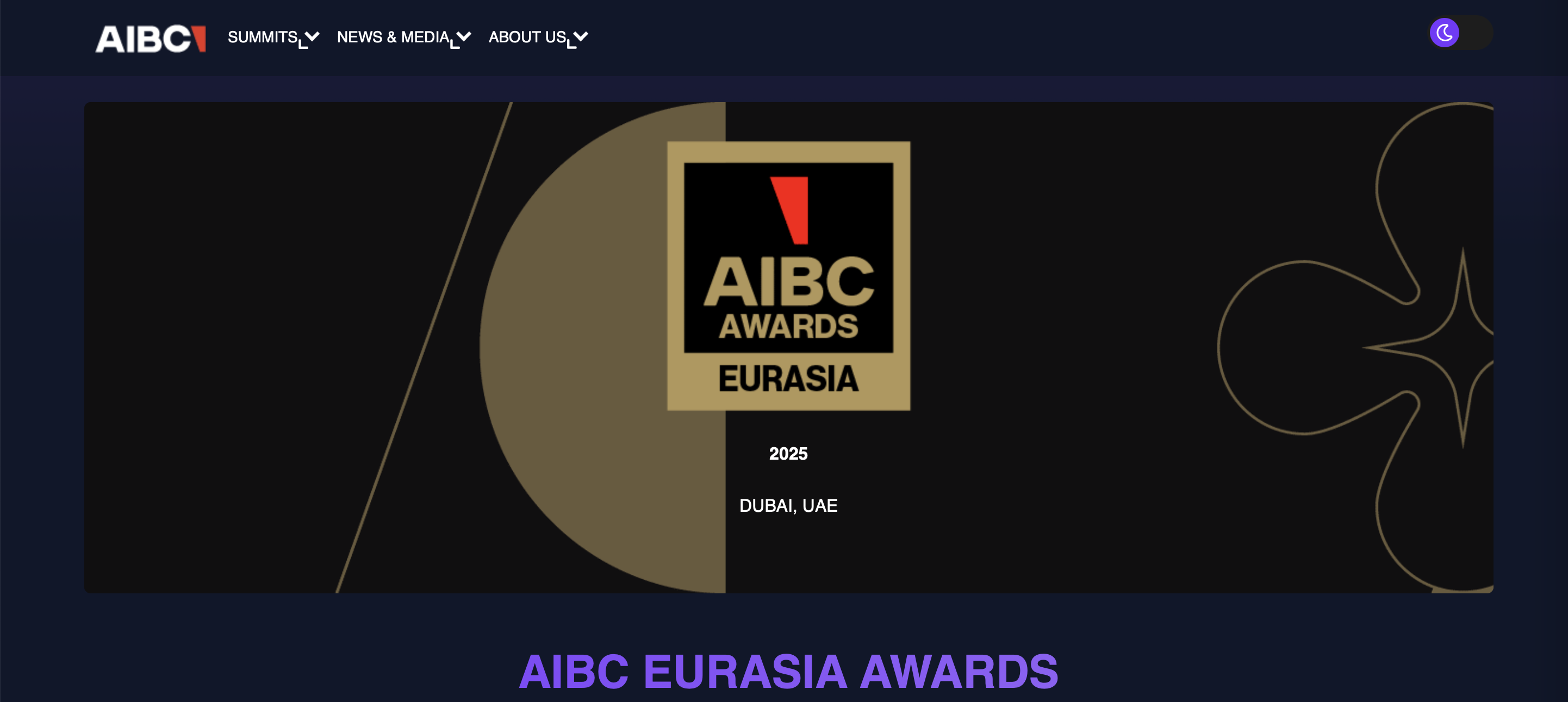 AIBC Eurasia Awards by SiGMA