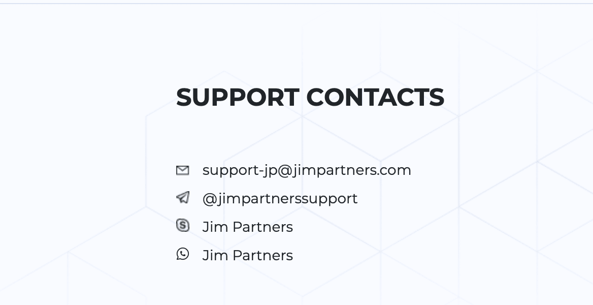 Контакты Jim Partners