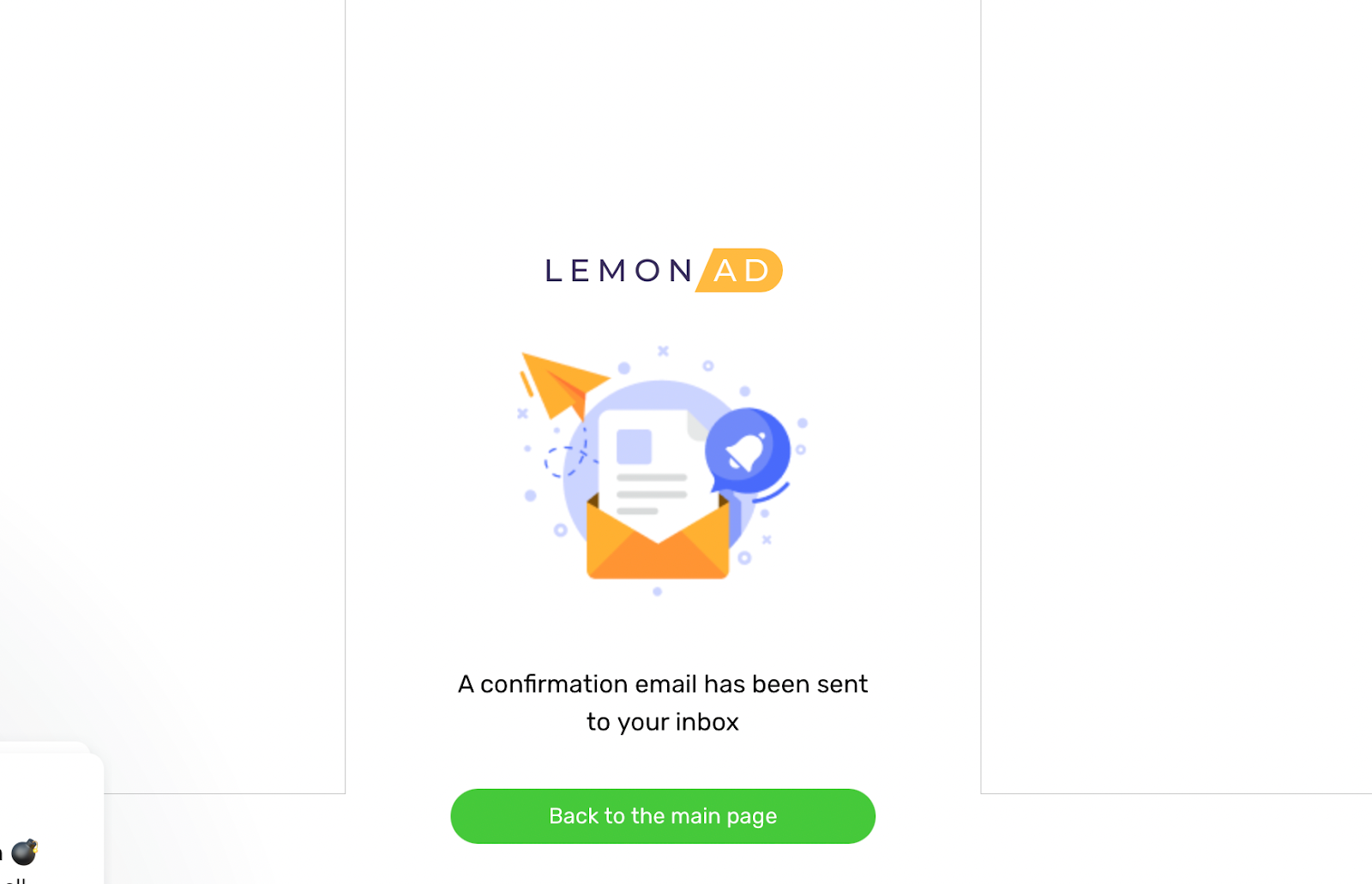 Уведомление LemonAD