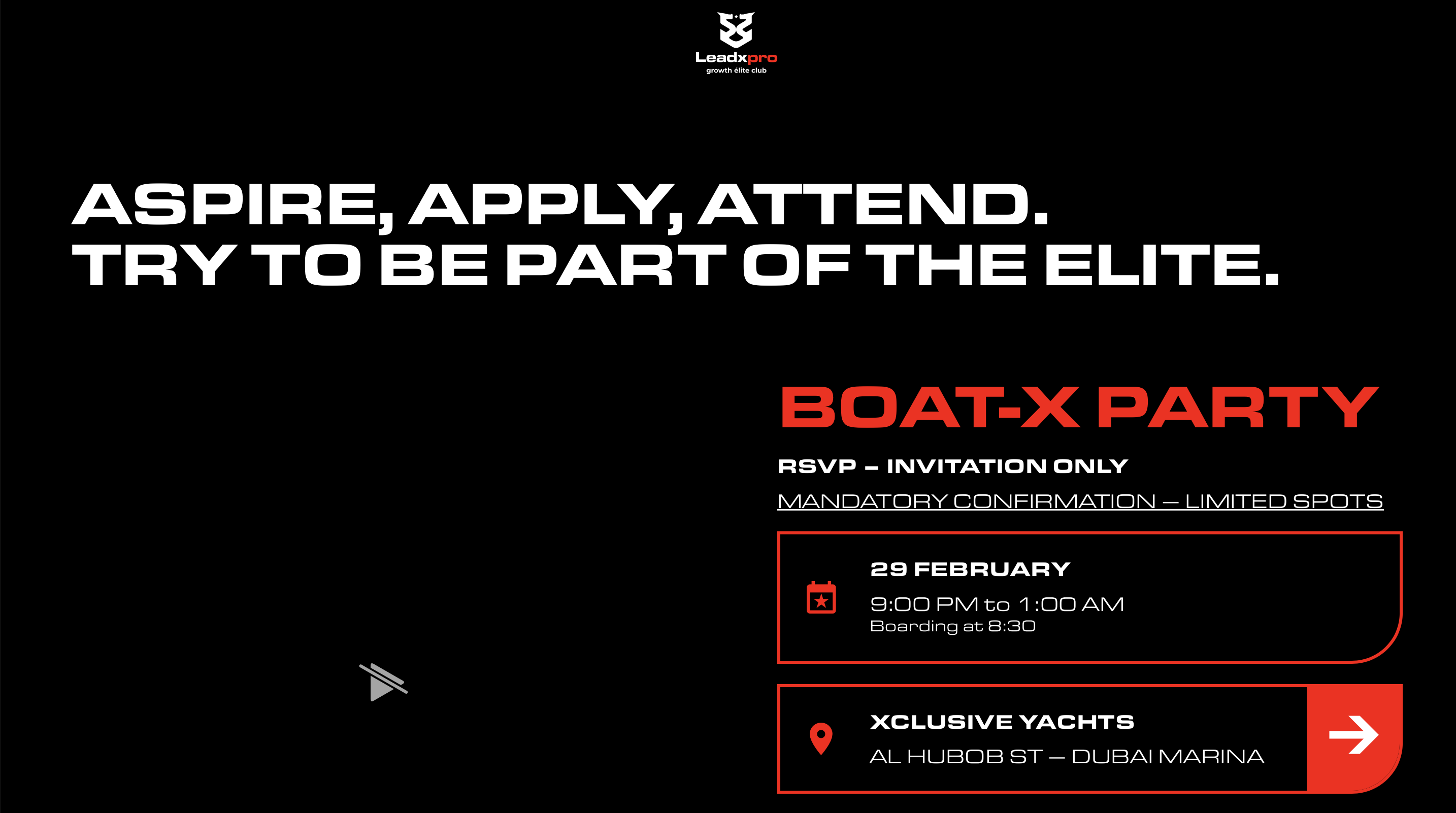 Boat-X Party