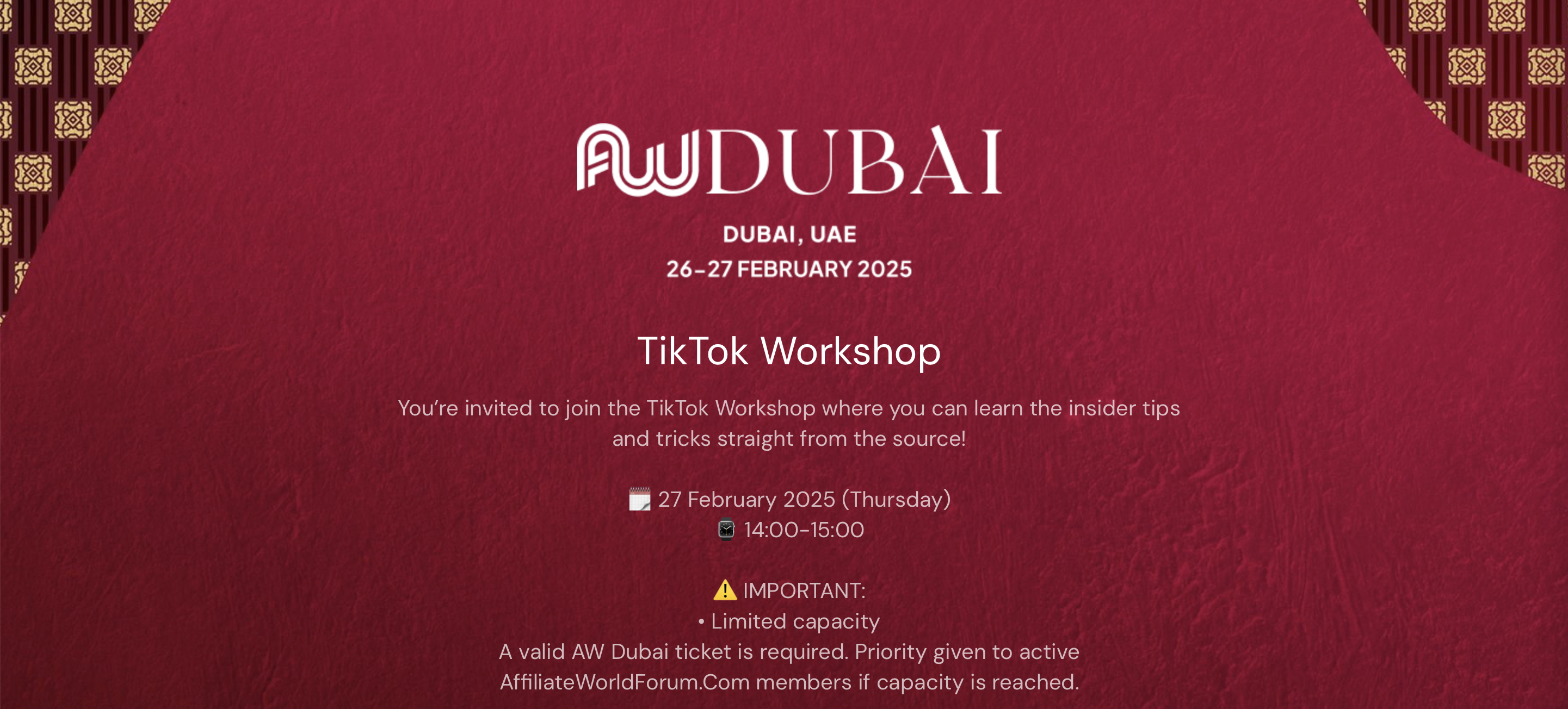 TikTok Workshop