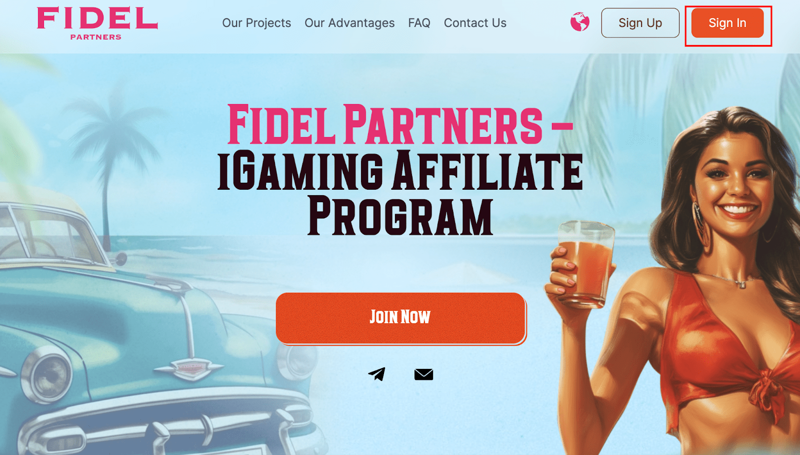 Регистрация Fidel Partners