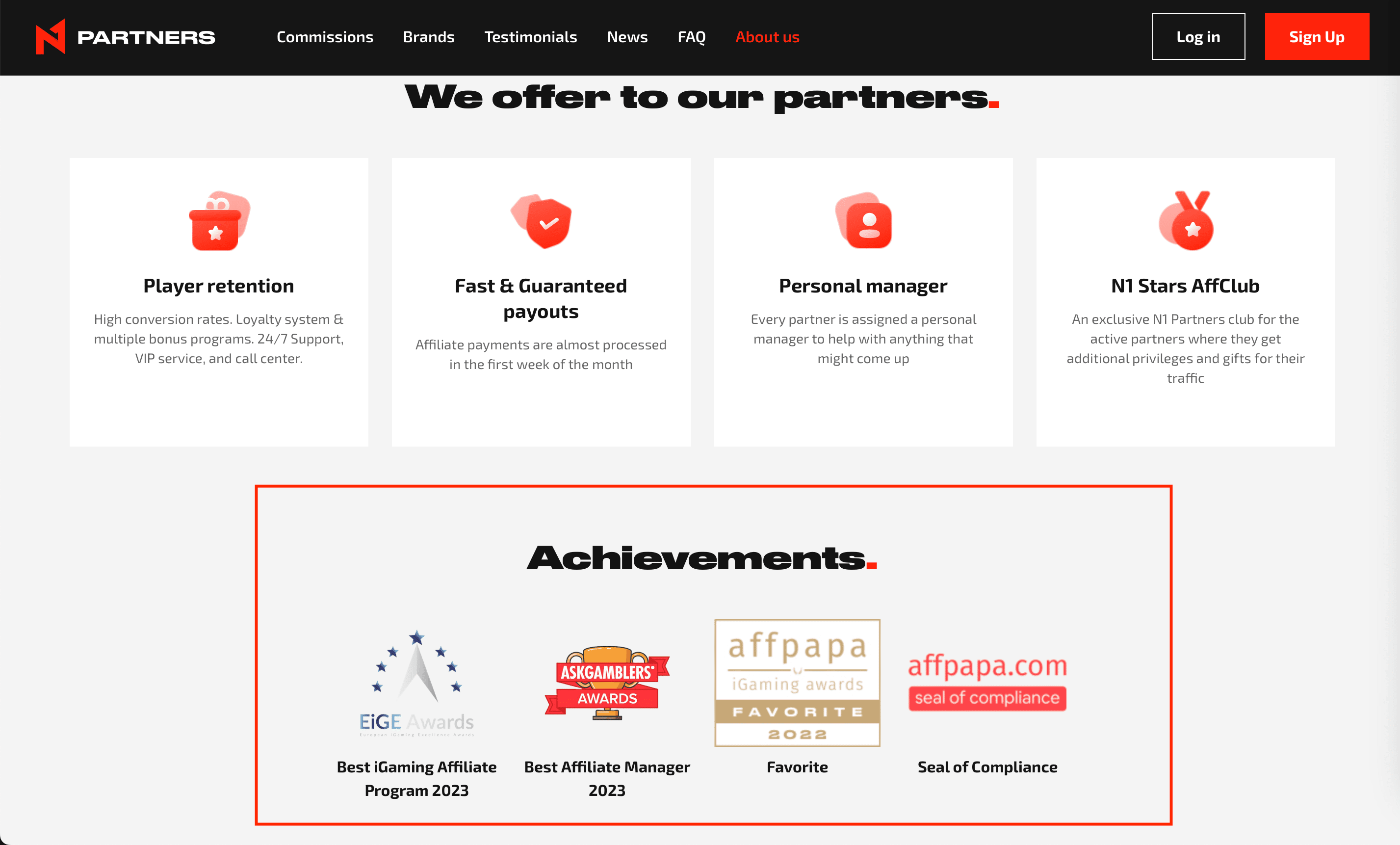 Награды N1 Partners